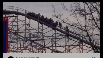 Plopsaland : plusieurs personnes coincées dans des montagnes russes