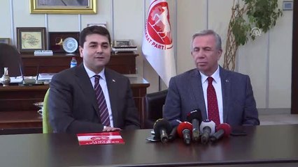 Mansur Yavaş, DP'yi Ziyaret Etti (2)