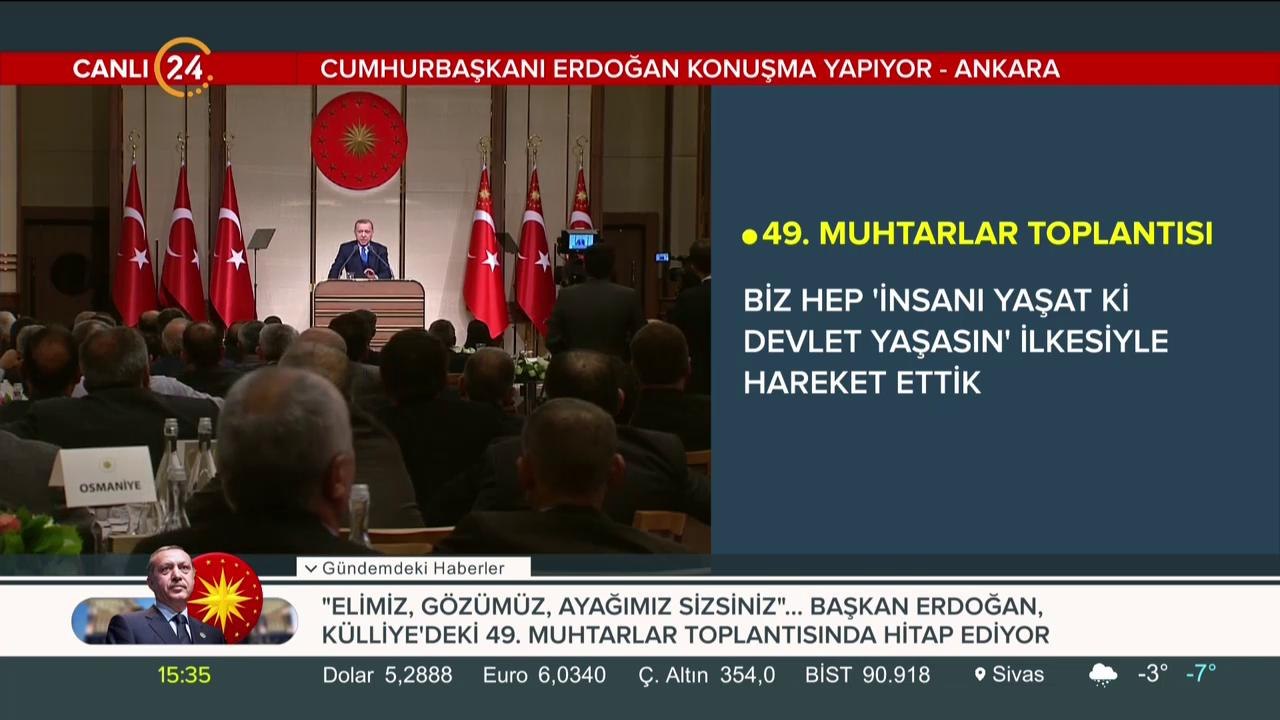 Erdoğan: Kaymakamlar sizin emrinizdedir