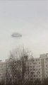 Un cercle de fumée mysterieux apparaît au dessus de Moscou lors de Noël
