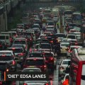 MMDA wants to 'diet' EDSA lanes, proposes slimmer roads