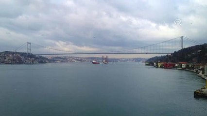 Drone - Dev Petrol Arama Platformu, İstanbul Boğazı'ndan Geçiyor (4)