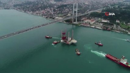 Dev Petrol Platformu 15 Temmuz Şehitler Köprüsü'nden Geçti