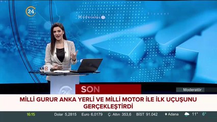 ANKA milli motor ile ilk kez uçtu