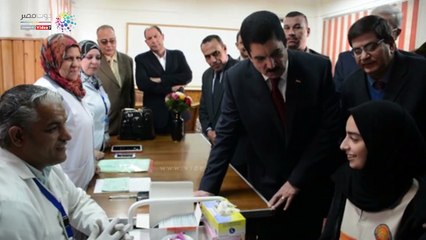 محافظ القليوبية يتفقد أعمال حملة 100 مليون صحة ببنها