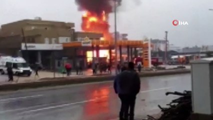 Şanlıurfa’da akaryakıt istasyonunda patlama