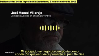 Declaraciones de Villarejo desde prisión