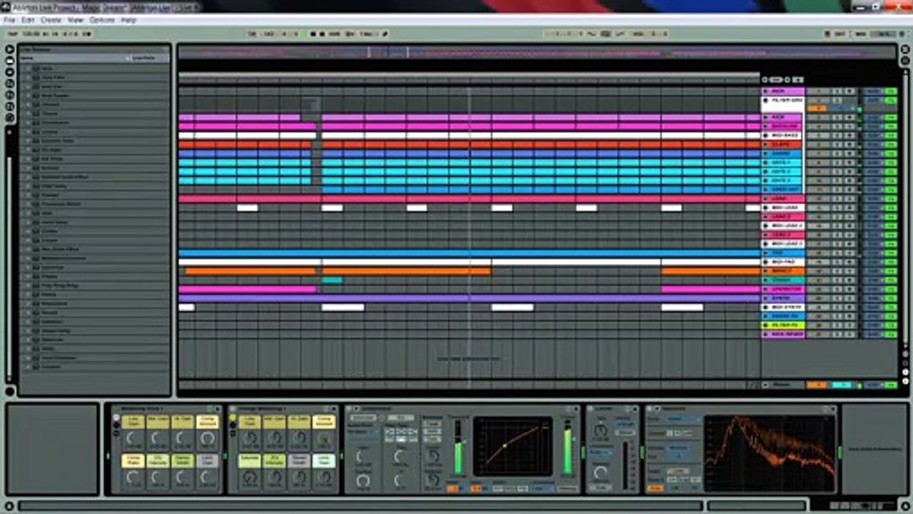 Ableton Live Project @ Ant-Alien Psytrance 'Magic Dream' TEMPLATE Open Project