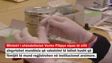 Vaksinimi, kusht për regjistrimin në çerdhe dhe shkolla