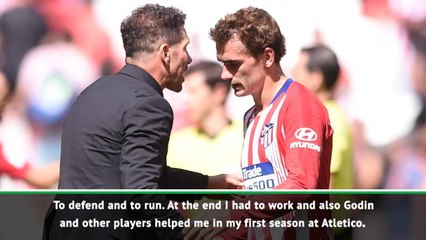 Simeone and Godin helped me a lot at Atletico - Griezmann