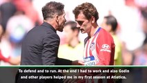 Simeone and Godin helped me a lot at Atletico - Griezmann