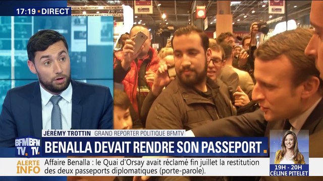 L’Elysée met la pression sur Benalla (1/2)
