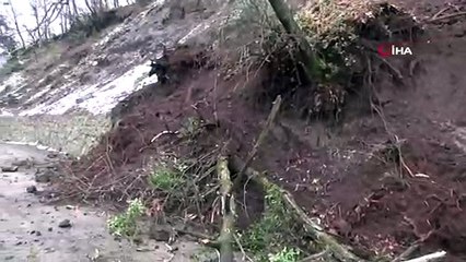 Kocaeli'de Heyelan Anı Saniye Saniye Böyle Görüntülendi