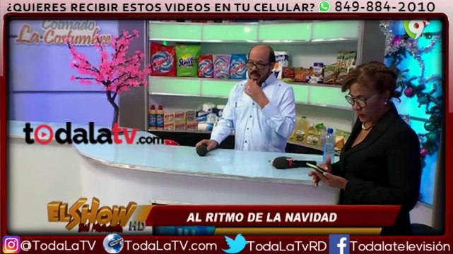 COMO!!!! Leonel Fernandez al ritmo de la navidad -colorvision-video