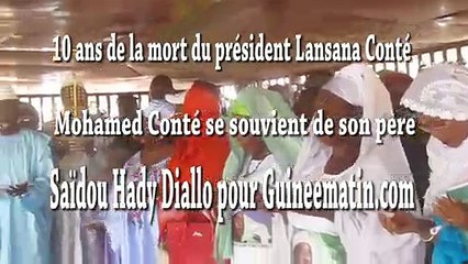 10 ans de la mort du président Lansana Conté : Mohamed Conté se souvient de son père