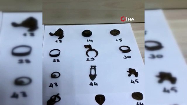 Antalya’da tarihi eser operasyonu: 128 adet tarihi eser ele geçirildi