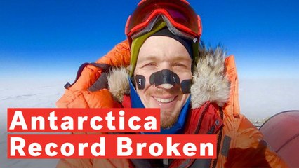 Colin O'Brady Becomes First Man To Travel Across Antarctica Unaided And Alone