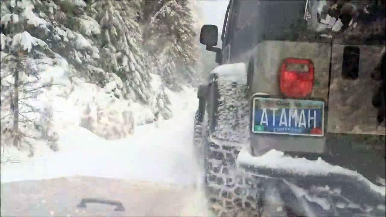 Deep Snow Wheeling Jeep Wrangler Oregon Cascades Extreme - Episode 2