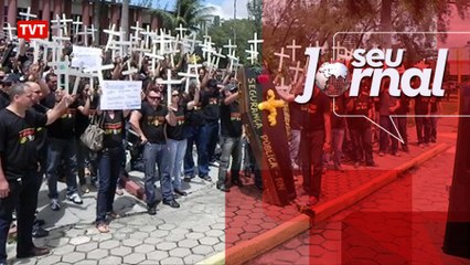 Sem receber 13º salário de 2017, Polícia para no RN