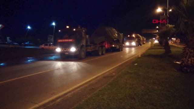 Hatay - Sınıra Askeri Sevkiyat