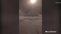 Near whiteout conditions in Nebraska