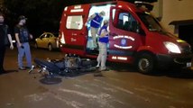 Carro e motocicleta batem no Bairro Cancelli