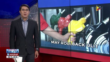 Rollback sa produktong petrolyo, posibleng ipatupad sa susunod na linggo