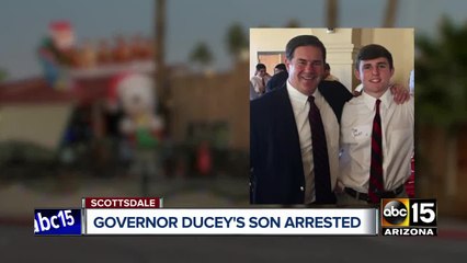 Governor Ducey's son arrested for using fake ID