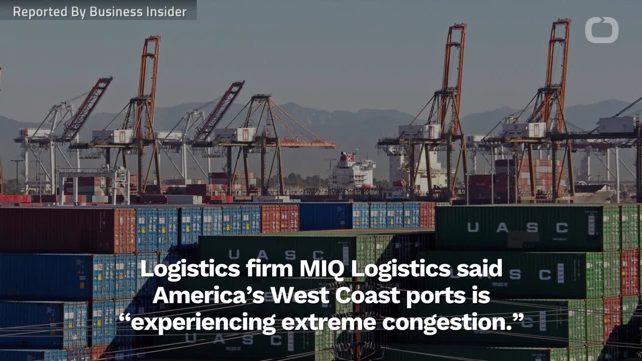 West Coast Ports Experience Congestion Due To Retail Demand