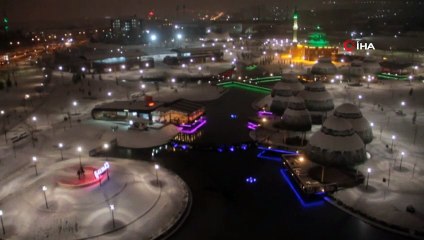 Elazığ’da Karla Beraber Kartpostallık Görüntüler Ortaya Çıktı