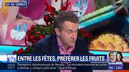Entre les fêtes, préférer les fruits