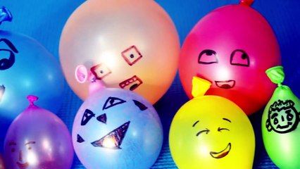 Making Crunchy Slime with Funny Ballons.