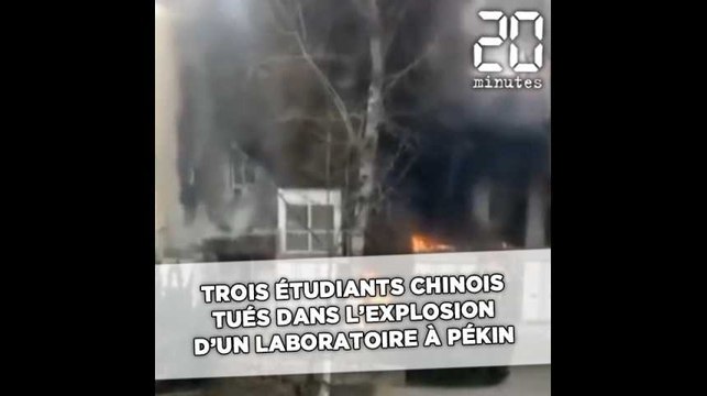Chine: Trois étudiants tués dans l’explosion d’un laboratoire à Pékin