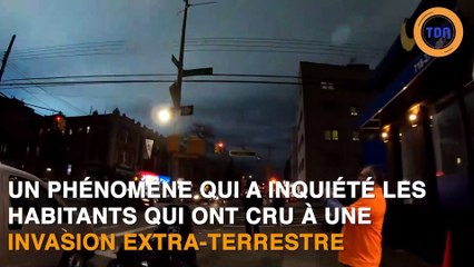 Un transformateur explose : le ciel devient bleu