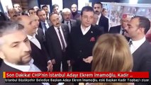 Son Dakika! CHP'nin İstanbul Adayı Ekrem İmamoğlu, Kadir Topbaş'ı Ziyaret Etti