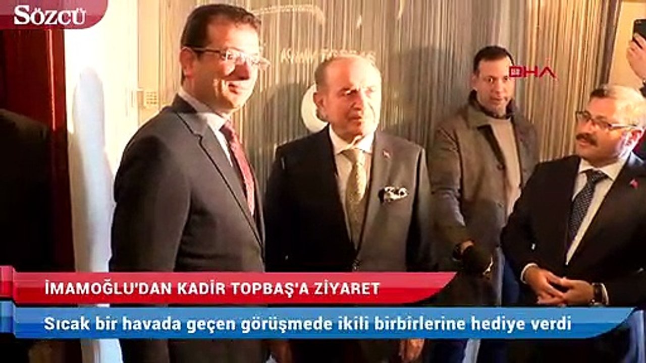 Ekrem İmamoğlu’ndan Kadir Topbaş’a ziyaret