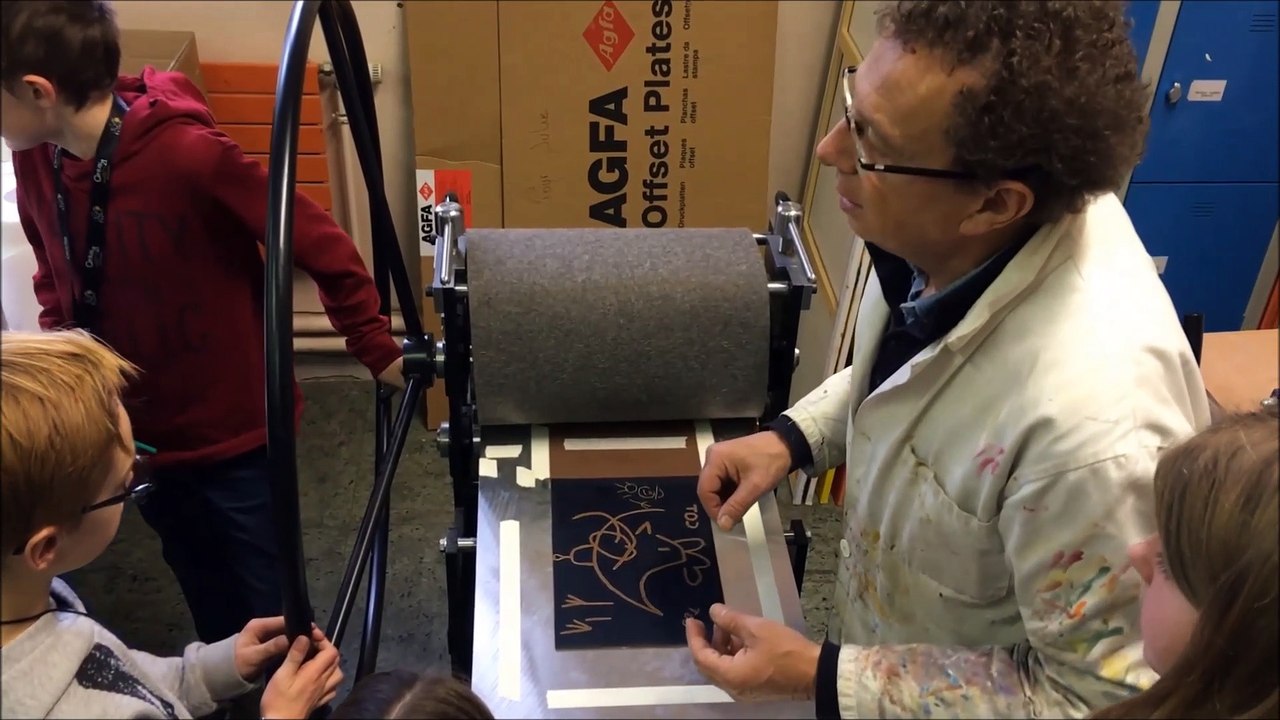 Linogravure, gravure en relief : un atelier avec Didier AVENEL