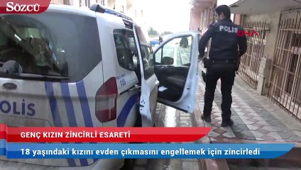İstanbul’da genç kızın zincirli esareti