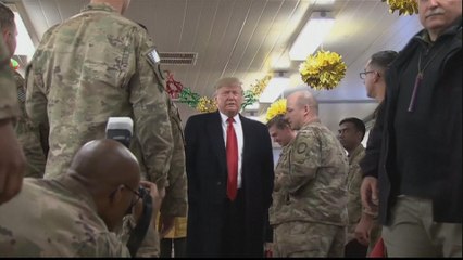 Iraqi leaders denounce Trump visit to US troops