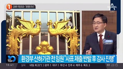 김태우 격정 토로…“분명한 지시”