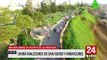 Alcalde Muñoz coloca primera piedra a puente que conectará Miraflores y San Isidro