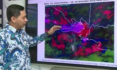BMKG: Jakarta Tak Terdampak Sebaran Abu Anak Krakatau