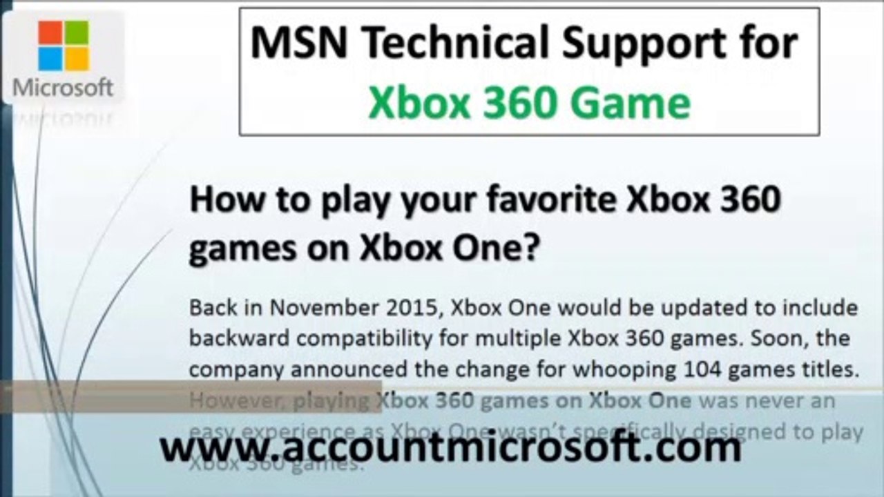 MSN Technical Support | +l-877-70l-26ll | Xbox Support