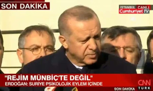 Erdoğan'dan İmamoğlu ve Münbiç açıklaması