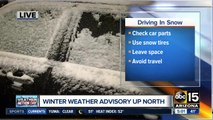 Be prepared for snow, winter weather in the high country