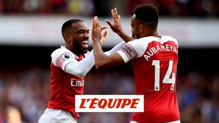 Lacazette-Aubameyang, la cohabitation complice - Foot - ANG