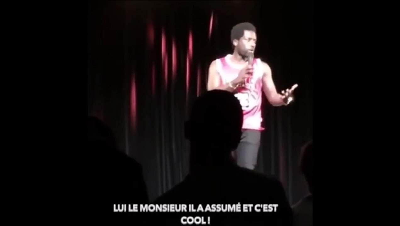 Un humoriste Français traité de 'sale noir' en...