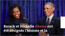 Michelle et Barack Obama, la femme et l'homme les plus admirés des États-Unis