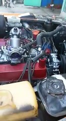 v8 motor first start ..