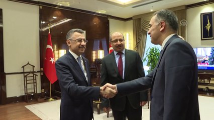 Cumhurbaşkanı Yardımcısı Oktay'ın kabulü - ANKARA